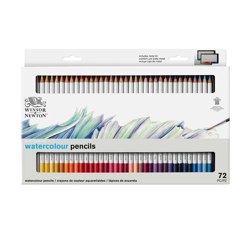 Winsor&Newton studio collection set of 72 watercolor pencils