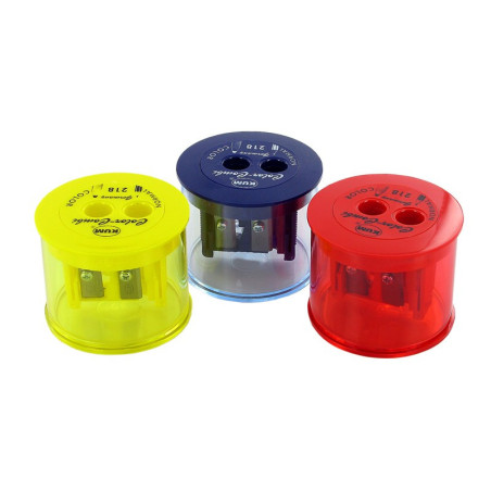 KUM 218T Double Sharpener With Container