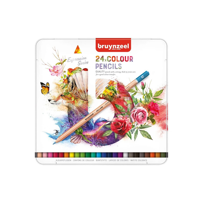 Bruynzeel expression color a set of 24 colored pencils