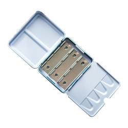 Szmal Metalowa Kaseta Mini na 12 półkostek Blue