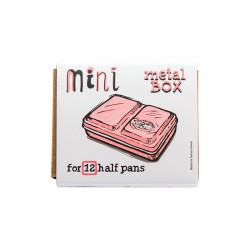 Szmal Metal Mini Cassette for 12 Half-Cubes Pink