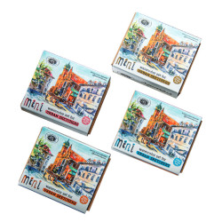 Szmal Zestaw 8 Akwareli W Półkostce Mini Urban Sketchers