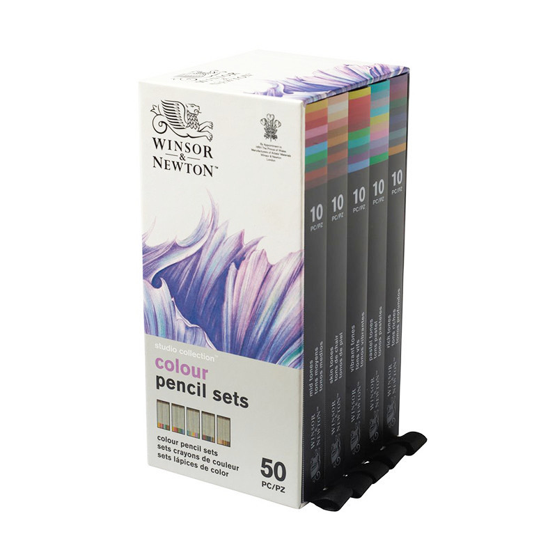Winsor&Newton studio collection colour zestaw 50 kredek
