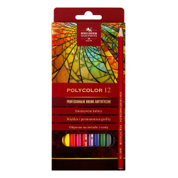 Koh-i-noor polycolor zestaw 12 artystycznych kredek kartonowe opakowan