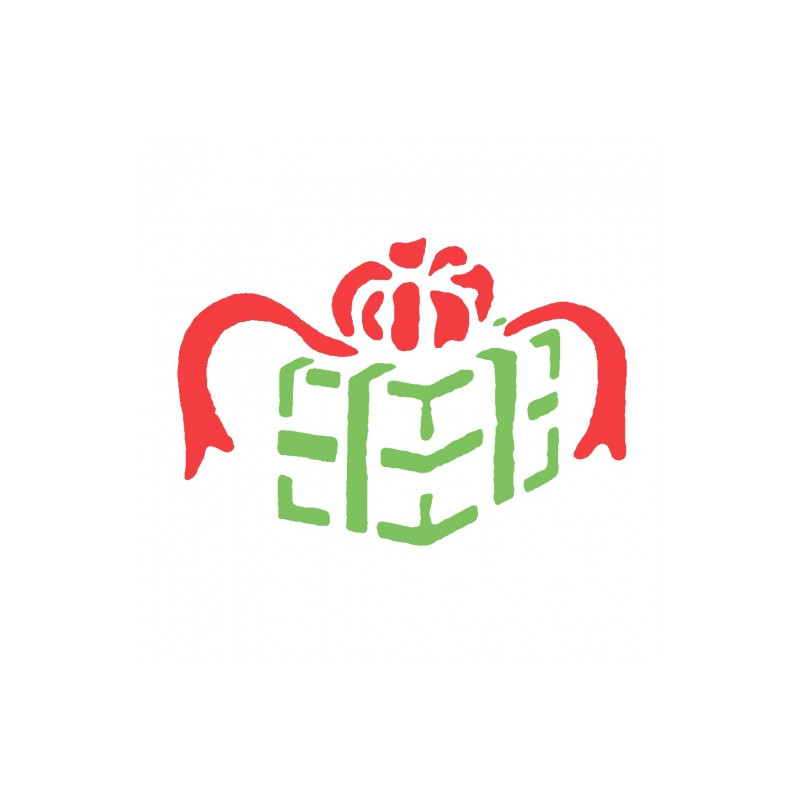 Christmas template - present - SZAŁ DLA PLASTYKÓW - Profesjonalny Skle