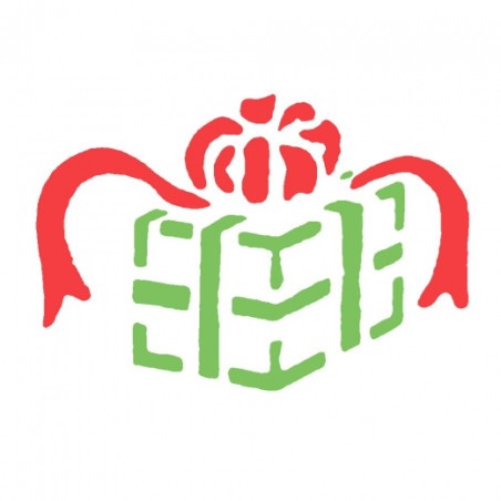 Christmas template - present - SZAŁ DLA PLASTYKÓW - Profesjonalny Skle