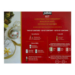 Pebeo Christmas tree ornament set