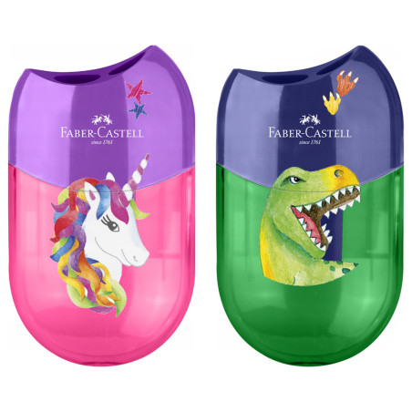 Faber-Castell dinosaur unicorn double sharpener