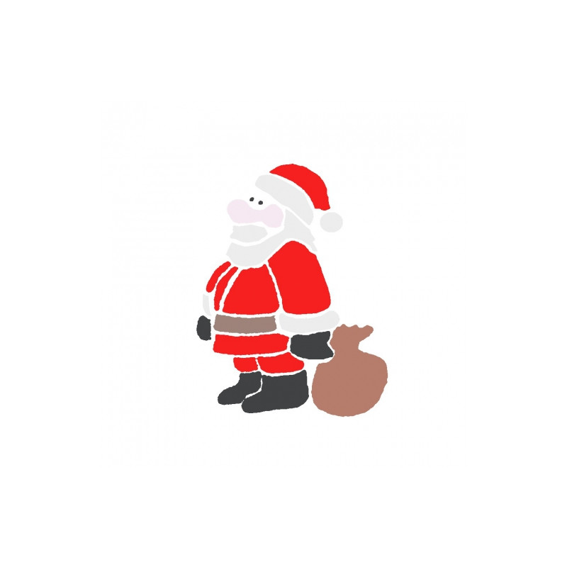 Szablony świąteczne - mikołaj - sklep plastyczny - szał dla plastyków