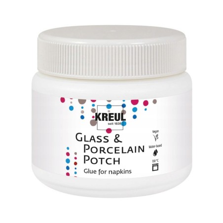 Kreul glass&porcelain potch 150ml napkin glue