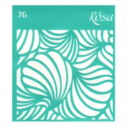 Rosa talent self-adhesive stencil 9x10cm