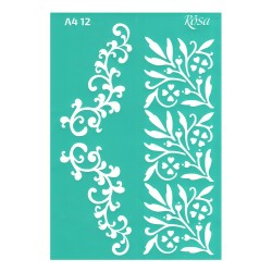 Rosa talent A4 self-adhesive stencil