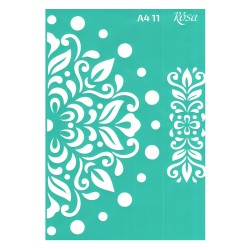Rosa talent A4 self-adhesive stencil
