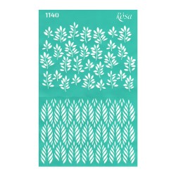 Rosa talent szablon samoprzylepny 13x20cm