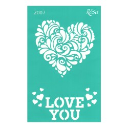 Template Rosa Talent 13x20cm