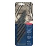 Derwent set of 6 pressed charcoals in bars on a blister pack