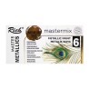 Rich master metallic mastermix acrylic paint set 6x60ml