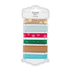 DP Craft lovable christmas ribbon set 6 x 2m