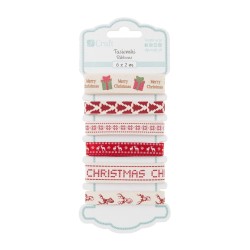 DP Craft scandi christmas ribbon set 6 x 2m
