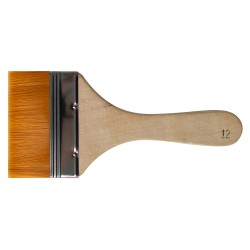 Rich synthetic flat brushes eco series