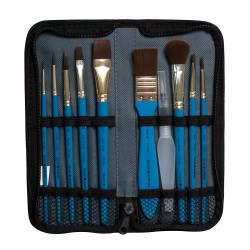 Daler Rowney simply watercolour brushes set of synthetic brushes in