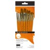 Daler Rowney simply acrylic brushes set of 10 synthetic brushes