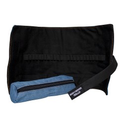 Koh i noor denim rolling pencil case for 24 crayons