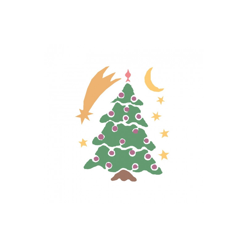 Szablony świąteczne - choinka SZAŁ DLA PLASTYKÓW - Profesjonalny Sklep