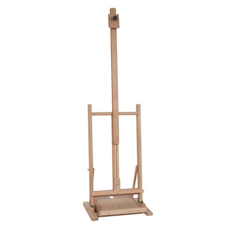 Tina beech table easel with pull-out desktop