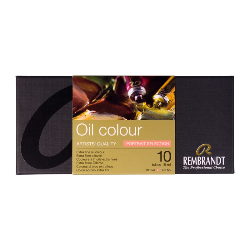 Talens rembrandt portrait oil paint set 10x15ml