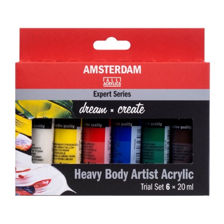 Talens Amsterdam expert zestaw farb akrylowych 6x20ml
