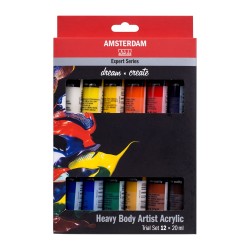 Talens Amsterdam expert zestaw farb akrylowych 12x20ml