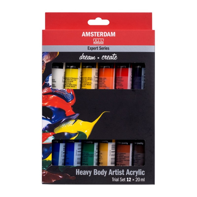 Talens Amsterdam expert acrylic paint set 12x20ml