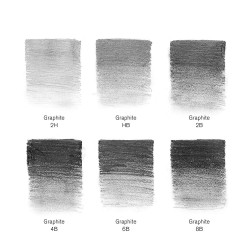 Winsor&amp;Newton studio collection set of 6 graphite pencils