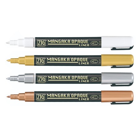 Kuretake ZIG cartoonist mangaka opaque liner