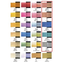 Kuretake gansai tambi metallic set of 24 watercolors