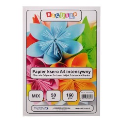 Escuela photocopy paper intense colors A4 160g 50 sheets