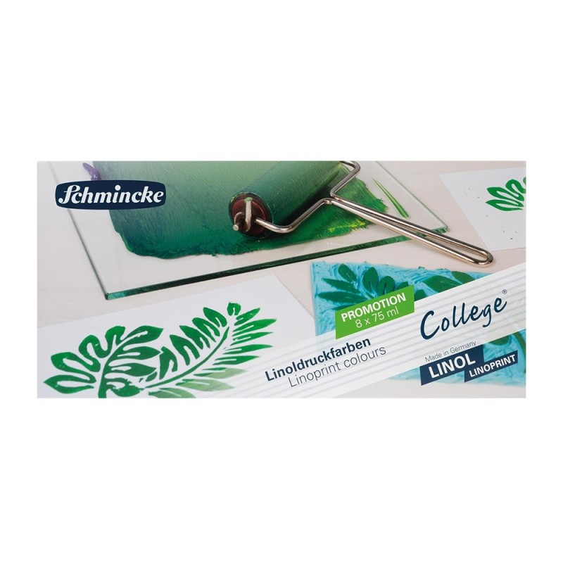 Schmincke College Linoprint zestaw farb do linorytu 8x75ml