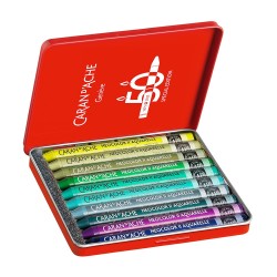 Caran d'Ache neocolor II lush pastele woskowe 10 sztuk metalowe opakowanie