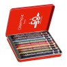 Caran d'Ache neocolor II dark wax pastels 10 pieces metal pack