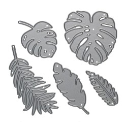 DP Craft exotic leaves punch set 5 pieces
