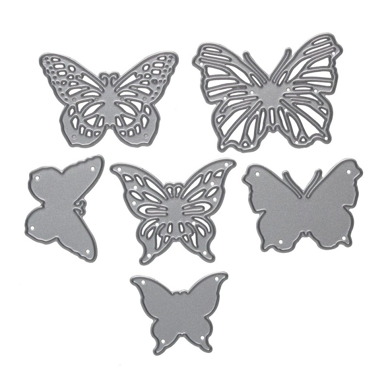 DP Craft butterfly die-cutting set of 6 pieces