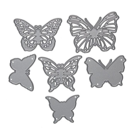 DP Craft butterfly die-cutting set of 6 pieces