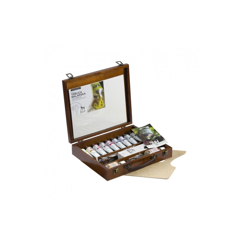 Set paints and tools painter Renesans oil 18 items