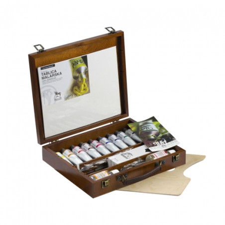 Set paints and tools painter Renesans oil 18 items