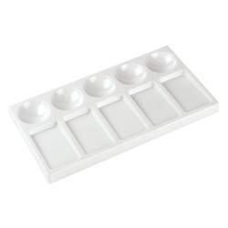 Talens paleta plastikowa prostokątna 10.5cm x 19.5cm