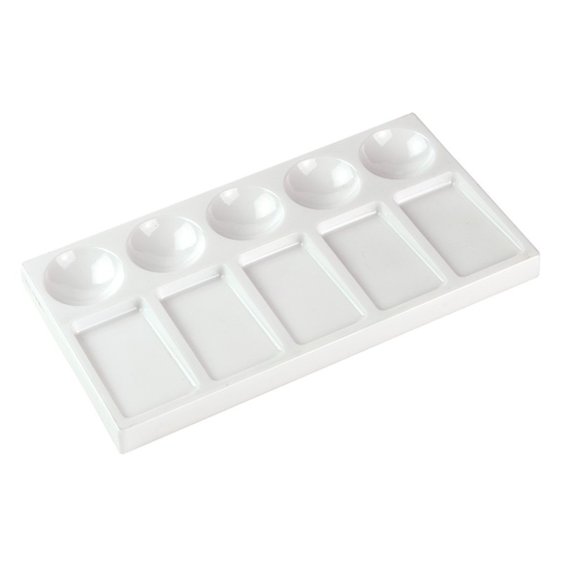 Talens paleta plastikowa prostokątna 10.5cm x 19.5cm