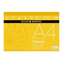 Daler Rowney drawing paper graphic series A4 20ark 200g