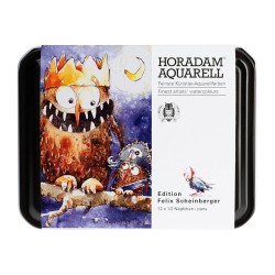 Schmincke horadam Felix Scheinberger zestaw akwareli 12 półkostek metalowe opakowanie