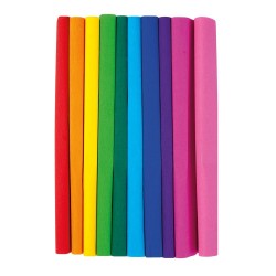 Happy Color crepe paper 10 colors rainbow 25x200 cm